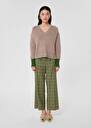 Promesse brown wool sweater Black, Nut brown TARA JARMON