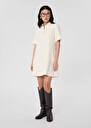 Robby ecru crepe dress Charcoal, Night, Off-white, Pink TARA JARMON