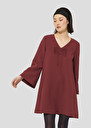 Rolie burgundy crepe dress Burgundy, Night TARA JARMON