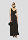 Ruben black fluid satin dress Black TARA JARMON