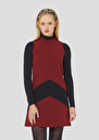 Respect burgundy double canvas dress Burgundy TARA JARMON