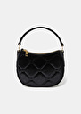 Silva black velvet bag Black, Rosewood TARA JARMON