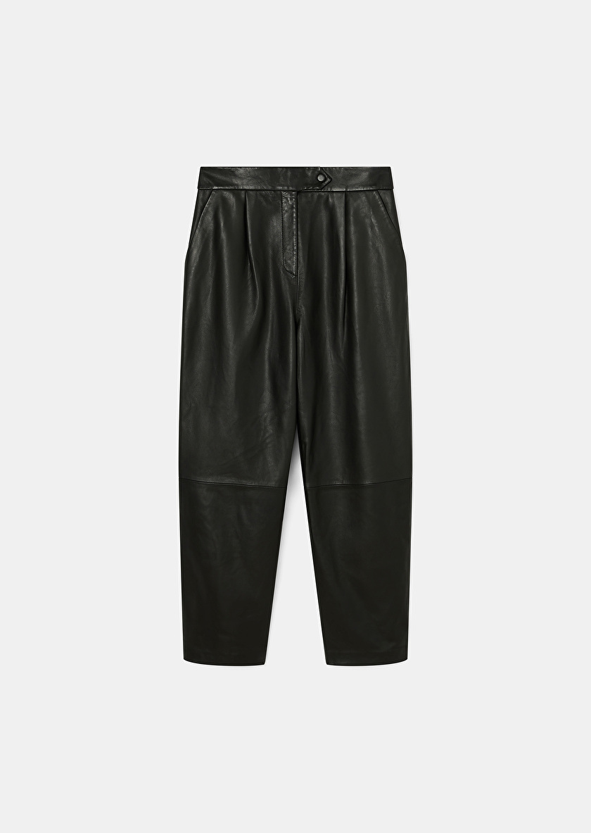Paaso black leather pants Black TARA JARMON
