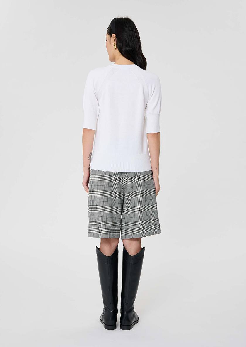 Pastelle ecru wool sweater Off-white TARA JARMON