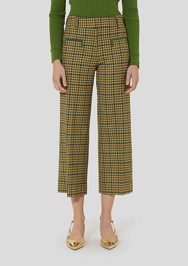Penelope green tartan pants Cactus TARA JARMON