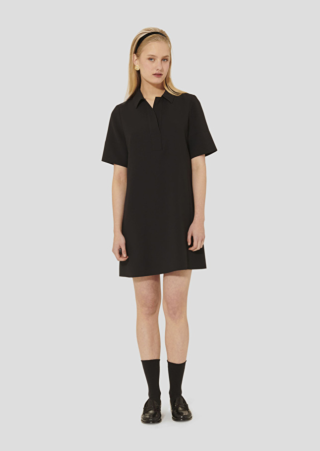 Robby black crepe dress