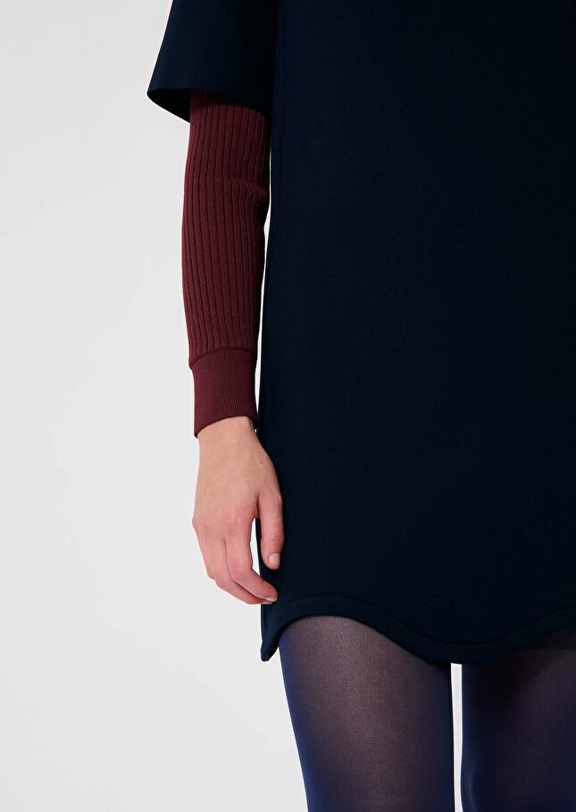 Rayme midnight blue double canvas dress Night TARA JARMON