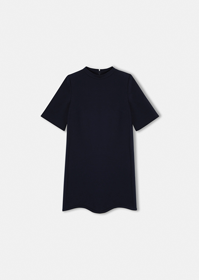 Rayme midnight blue double canvas dress Night TARA JARMON