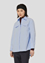 Carlotta light blue poplin shirt Horizon TARA JARMON