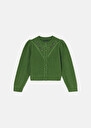 Gustave green merino wool cardigan Cactus TARA JARMON