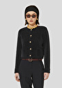 Guest midnight blue compact knit cardigan Black, Night TARA JARMON