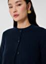 Guido midnight blue cashmere cardigan Almond, Blush, Lemon yellow, Night, Old pink TARA JARMON