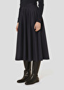 Jackie midnight blue flannel skirt Night TARA JARMON
