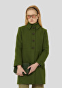 Madeline green caban coat Black, Cactus, Garnet, Gray grey, Lemon yellow, Night TARA JARMON