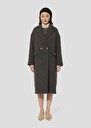 Milo grey caban coat Gray grey TARA JARMON