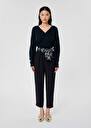 Paga midnight blue crepe pants Night TARA JARMON