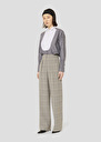 Parigi grey glen plaid pants Charcoal, Chocolate TARA JARMON