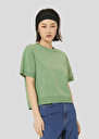 Pamelia green merino wool sweater Almond TARA JARMON