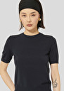 Pica midnight blue extrafine merino wool sweater Night TARA JARMON