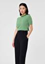 Peer green cashmere sweater Almond, Night, Old pink TARA JARMON