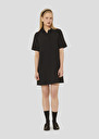 Robby black crepe dress Charcoal TARA JARMON