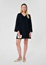 Rolie midnight blue crepe dress Burgundy, Night TARA JARMON
