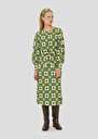 Rossini green flower printed dress Cactus, Night TARA JARMON