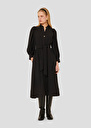 Rivoltina black crepe dress Charcoal, Green TARA JARMON