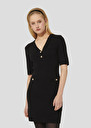 Ruthie black knitted dress Charcoal, Off-white TARA JARMON