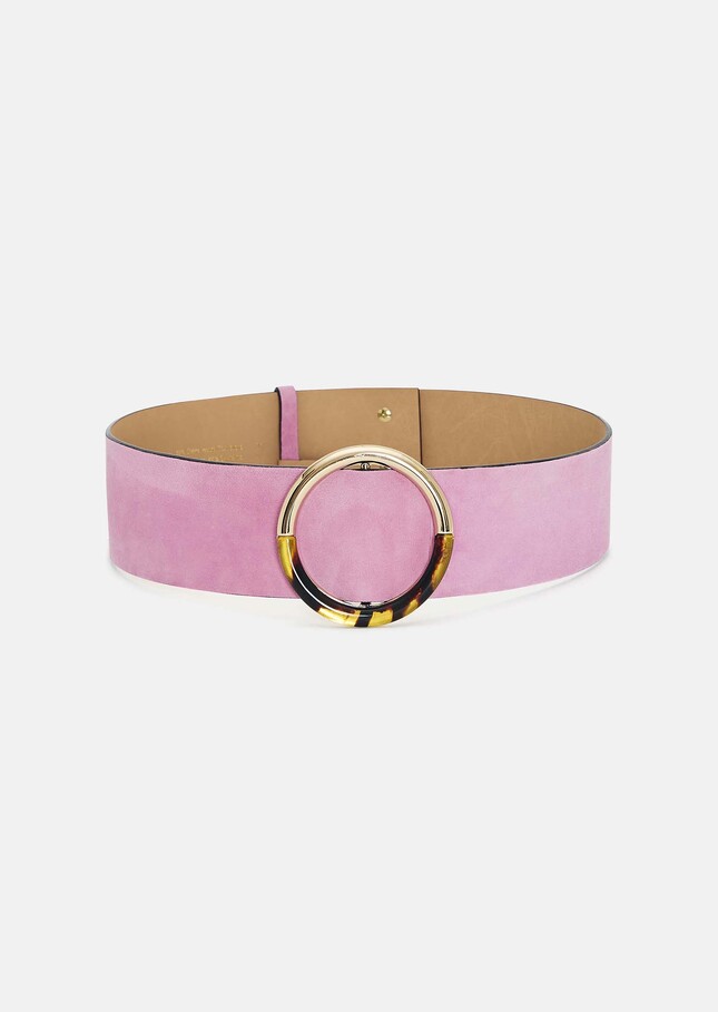 Lauren belt pink velvet Old pink TARA JARMON