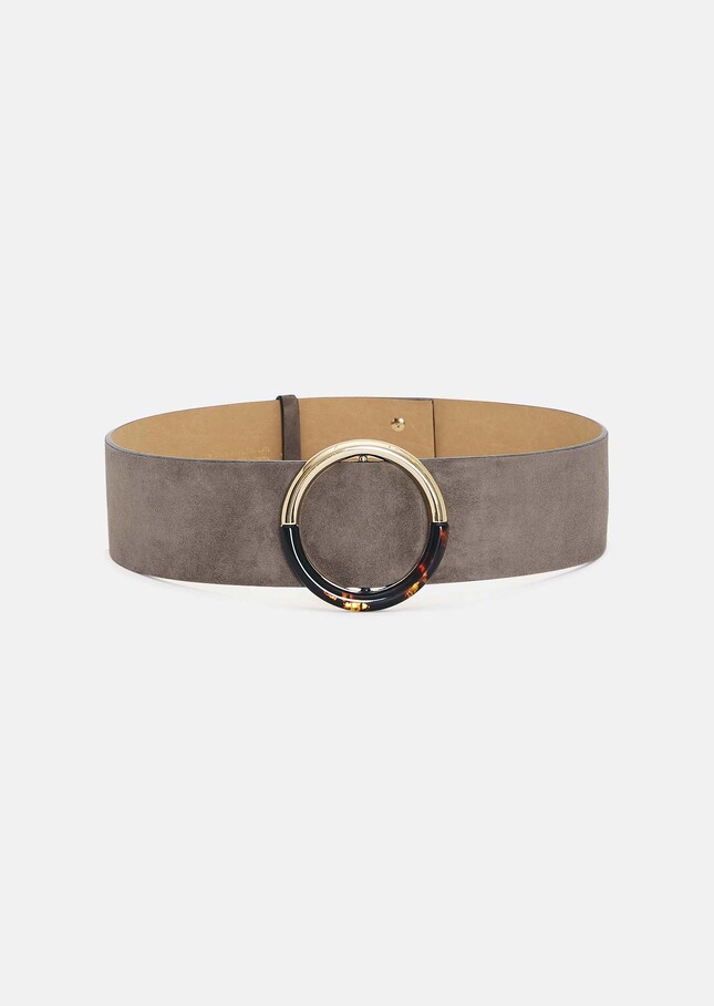 Lauren belt grey velvet Grey TARA JARMON
