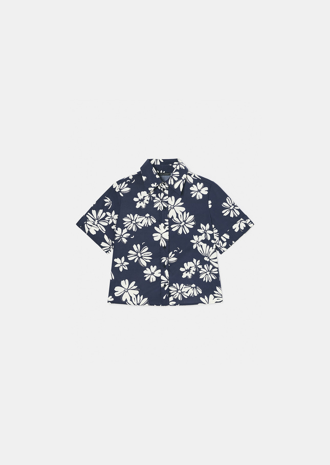 Charles midnight blue with a floral print Night TARA JARMON
