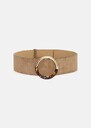 Lauren belt Brown velvet Grey, Nut brown, Old pink TARA JARMON