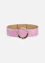 Lauren belt pink velvet Grey, Old pink TARA JARMON