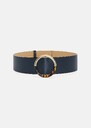 Lauren belt midnight blue leather Lime tree, Night TARA JARMON