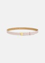 8 bis mini pink smooth leather belt Old pink TARA JARMON