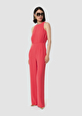Cherry red crepe suit Poppy TARA JARMON