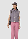 Dora grey sleeveless down jacket with white hearts Grey TARA JARMON