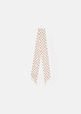 Emma ecru scarf with pink mini hearts Craie TARA JARMON