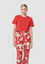 Glitter red knit cardigan Poppy TARA JARMON