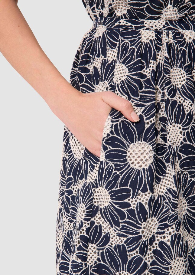 Junio midnight blue in broderie anglaise Night TARA JARMON