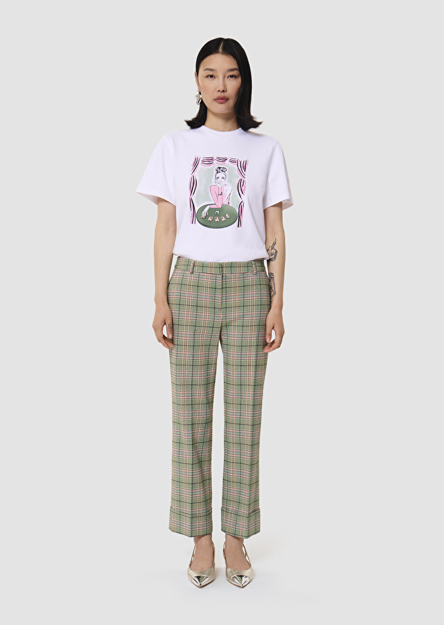 Phill green tartan pants Lime tree TARA JARMON