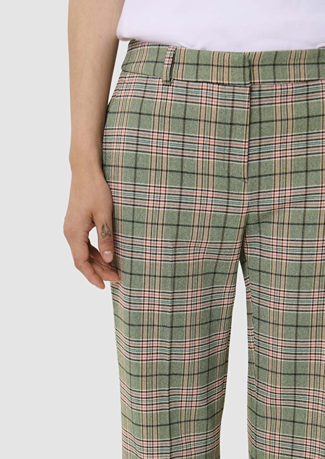 Phill green tartan pants Lime tree TARA JARMON