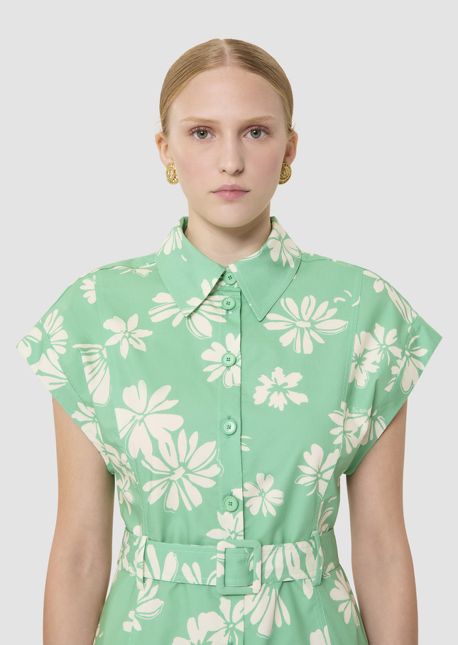 Rajah green floral print dress Green TARA JARMON