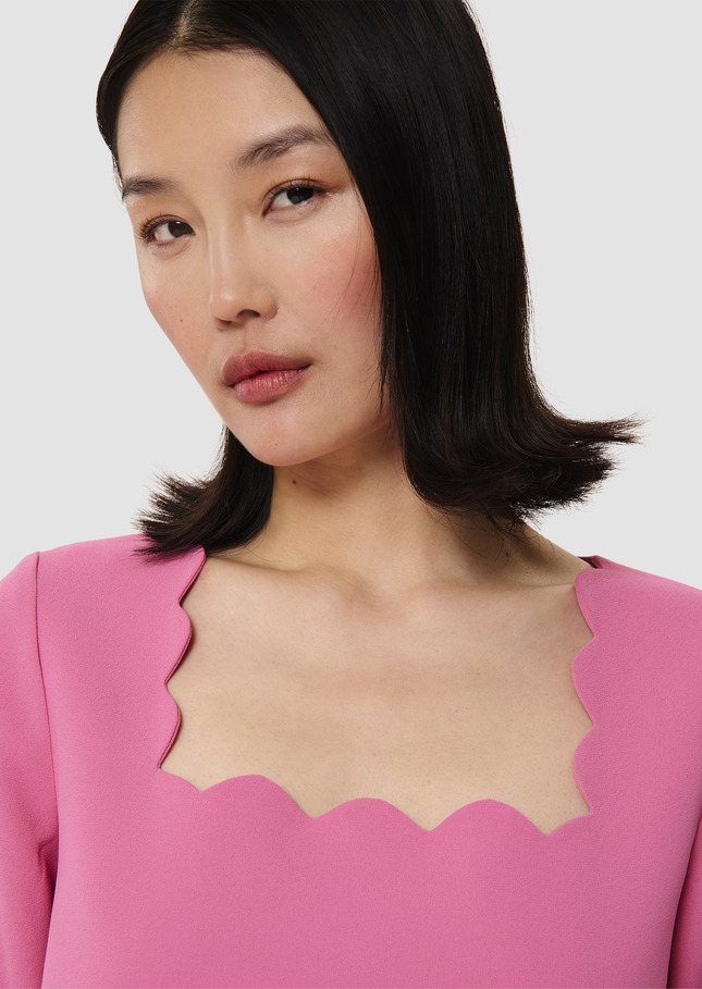 Rossie pink crepe dress Pink TARA JARMON