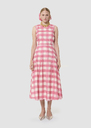 Javoue pink gingham skirt Green, Night, Pink TARA JARMON