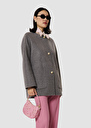 Milano grey double sided wool Gray grey TARA JARMON
