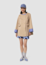 Matilda beige cotton coat Sand TARA JARMON