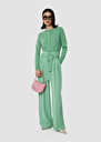Pia green crepe pants Green TARA JARMON