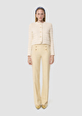 Pepino yellow tailored canvas pants Vanilla TARA JARMON